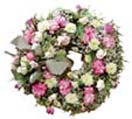 Wreath with Aster flowers for Condolence to Chennai Delivery